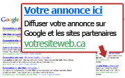 Exemple de campagne de publicité Google Exemple de campagne de publicité Google